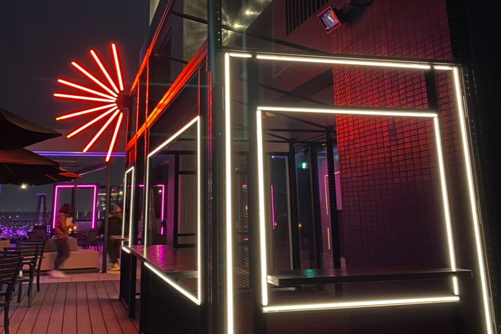 萬豪台中豐邑MOXY飯店<span> MOXY Roof bar XOXO