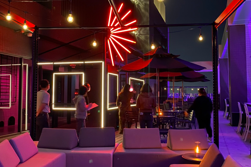 萬豪台中豐邑MOXY飯店<span> MOXY Roof bar XOXO