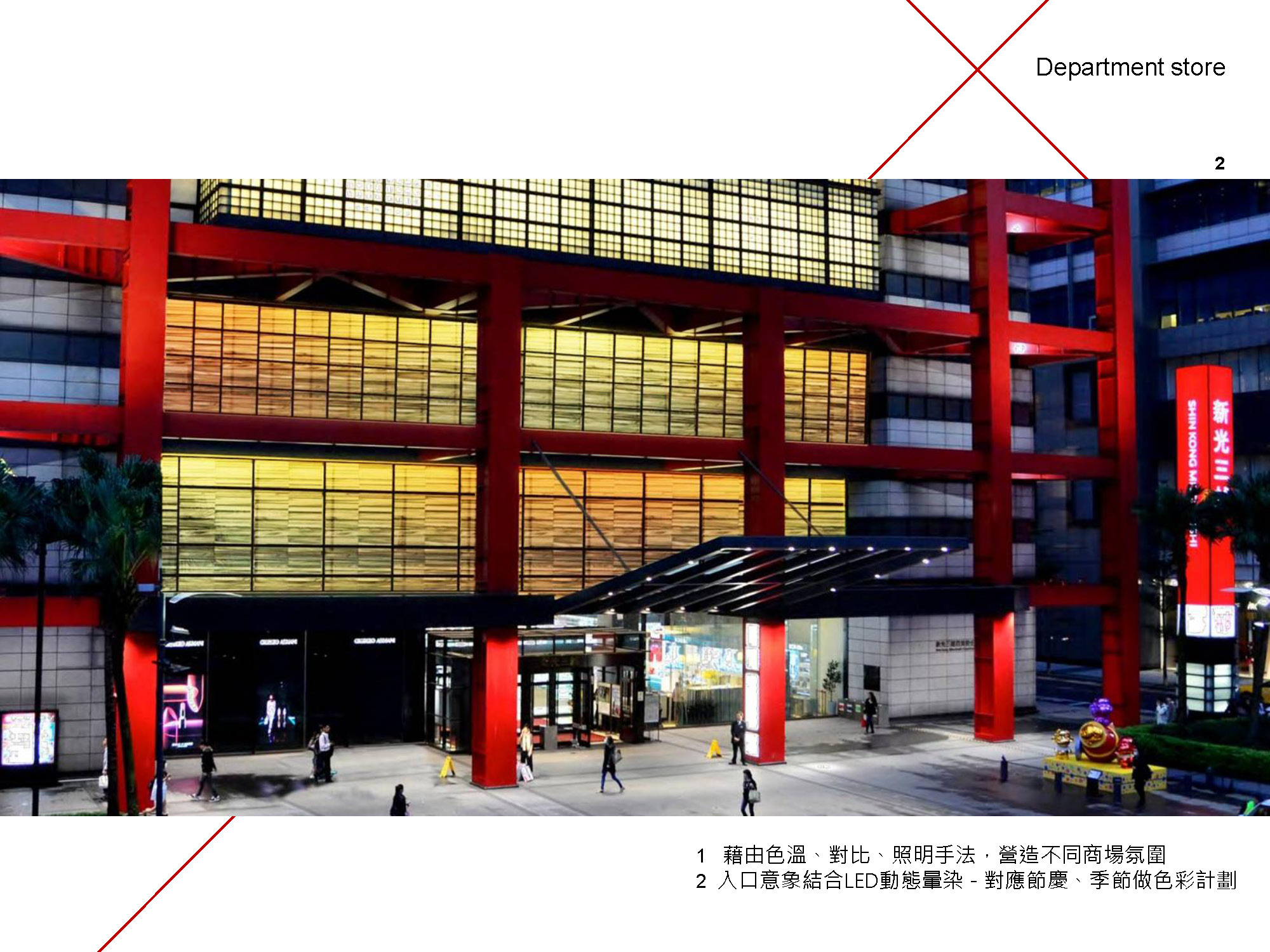 新光三越商場照明顧問<span>Shin Kong Mitsukoshi, Taipei</span>
