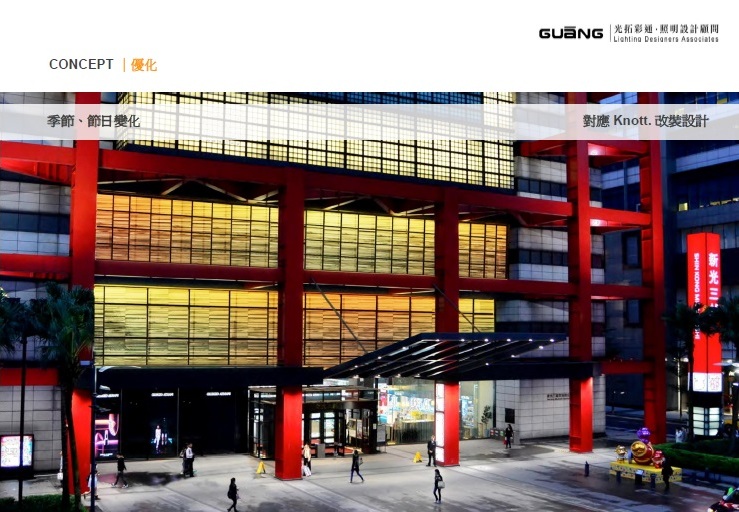 課題分析-新光三越建築戶外連接通道照明優化<span>Investigation & Development</span>